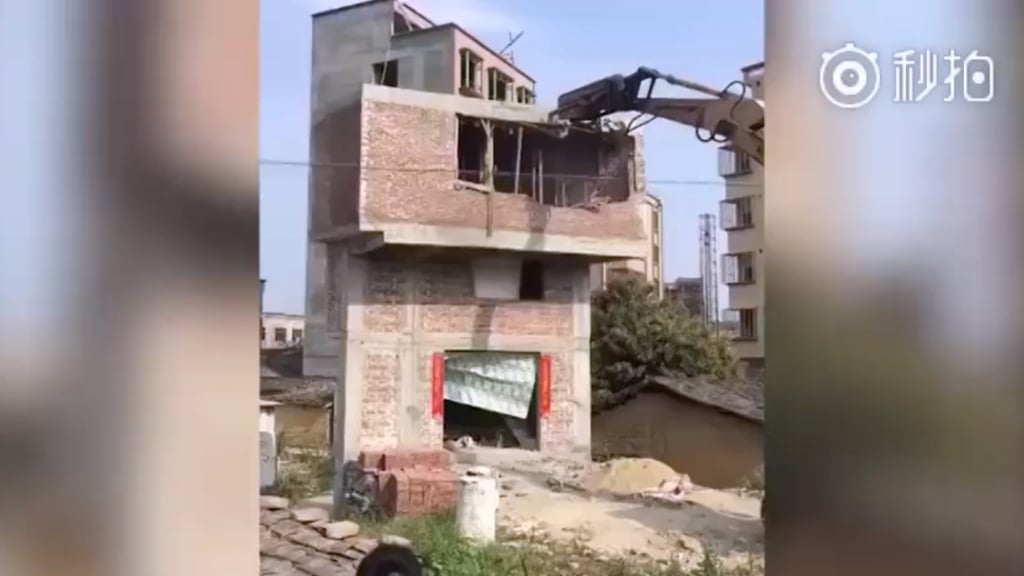 Despite his clever use of space, the owner and builder of this four-storey property had not been granted approval for its construction. Photo: Sina