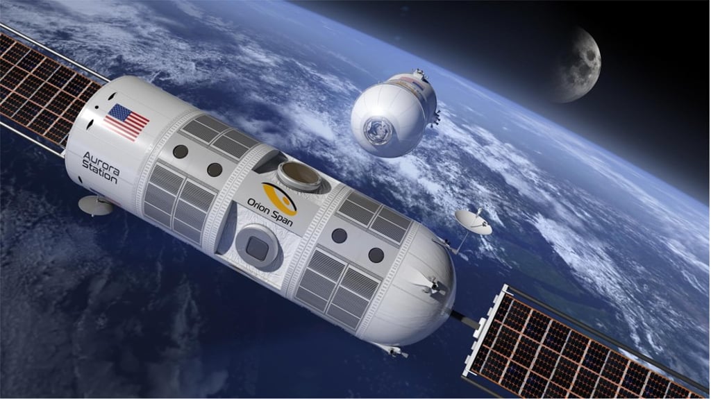 Houston-based Orion Span Inc. hopes to launch the luxury hotel in space in late 2021 and welcome its first guests the following year. Photo: Orion Span Houston-based Orion Span Inc. hopes to launch the luxury hotel in space in late 2021 and welcome its first guests the following year. Photo: Orion Span