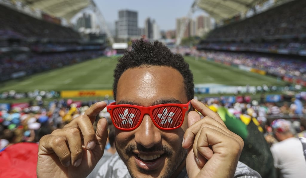 Fans enjoy the final day of the Hong Kong Sevens. Photo: Sam Tsang