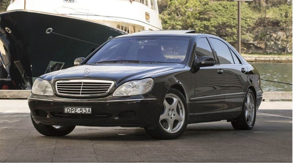 This Mercedes S500 has a bit more than 101,000 kilometres on it and was sold for A$34,160. Photo: Sotheby's Australia