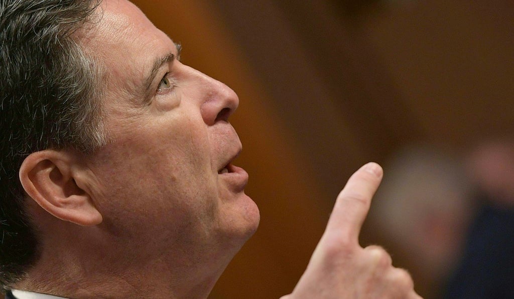 Former FBI director James Comey. Photo: AFP