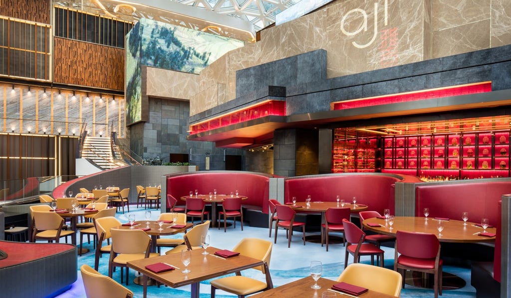 Aji enjoys an abundance of natural light in the MGM Cotai.
