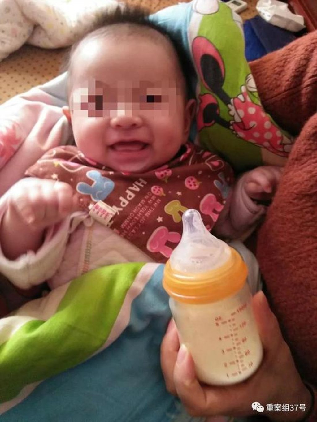 The baby boy nicknamed ‘Tiantian’ by his grandparents. Photo: Sina The baby boy nicknamed ‘Tiantian’ by his grandparents. Photo: Sina