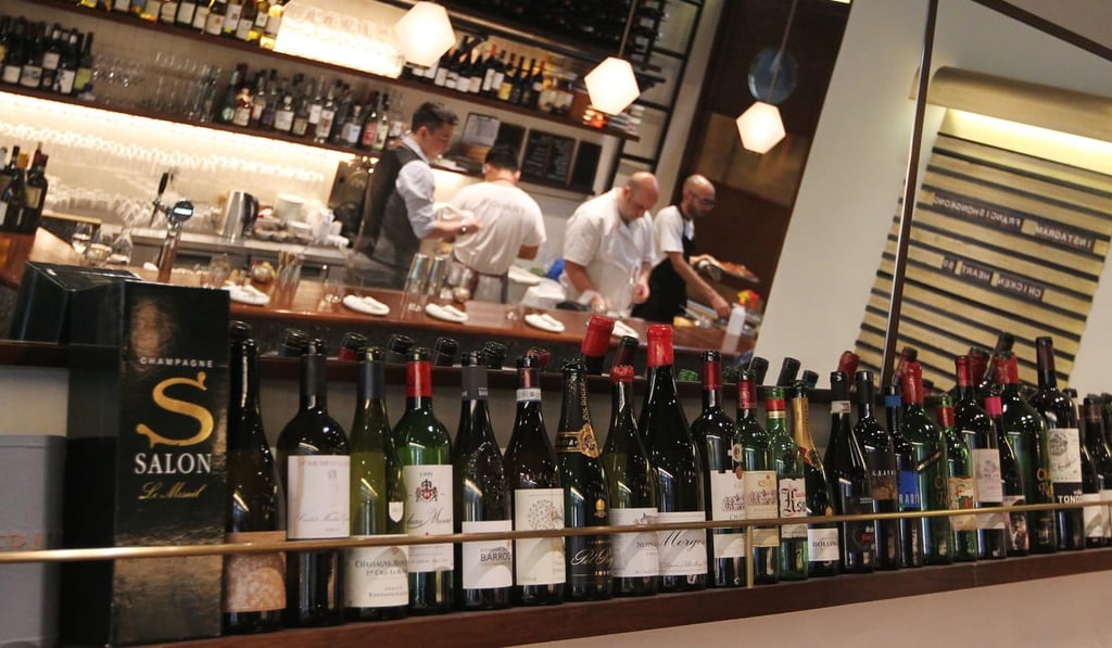 Interior of Francis on St Francis Street in Wan Chai.