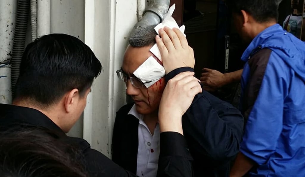 The victim, from mainland China, had a head injury and was taken to a nearby hospital. Photo: Facebook