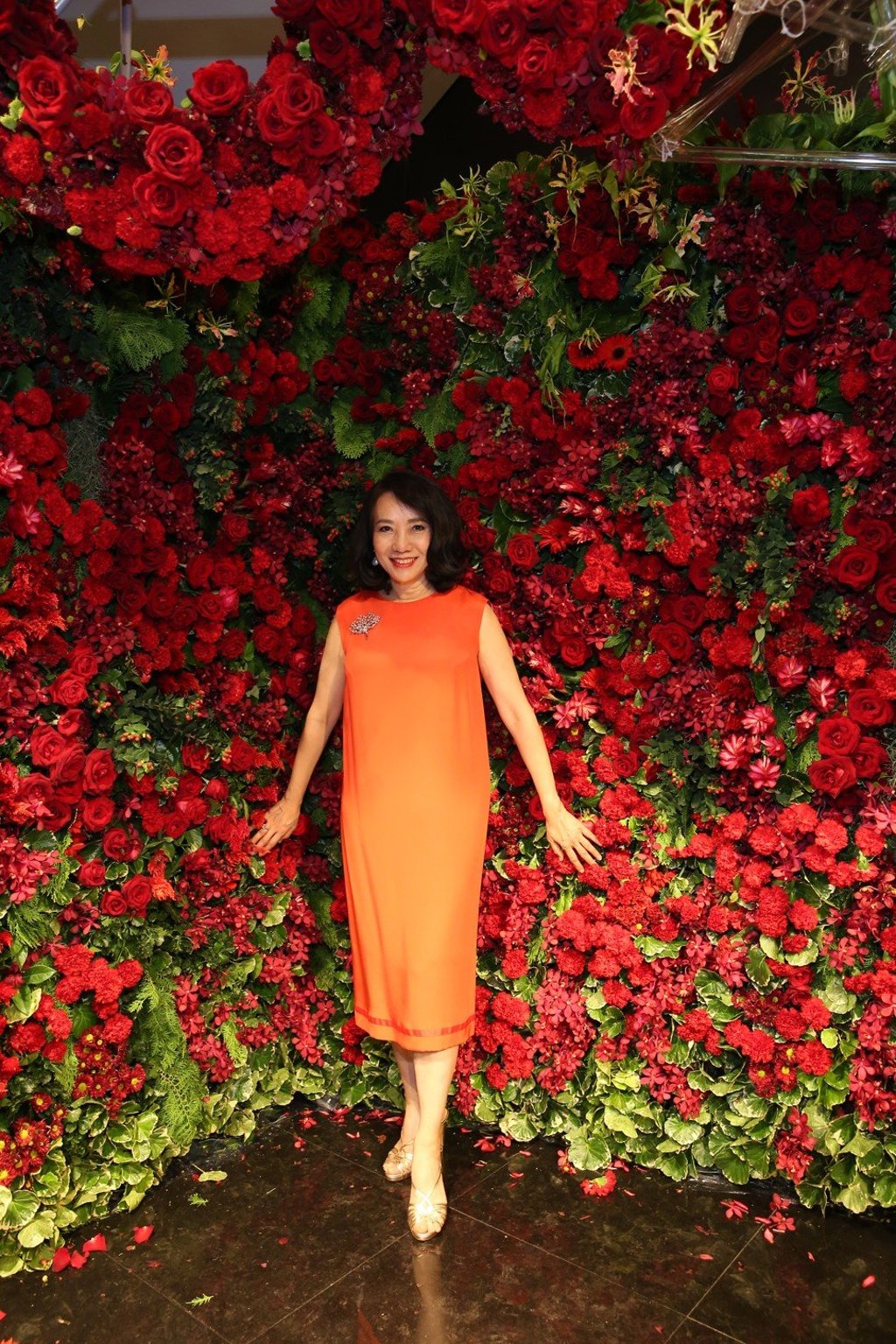 Yuwadee Chirathivat at the annual flower festival which is held at Central Chidlom and Central Embassy in Bangkok. Yuwadee Chirathivat at the annual flower festival which is held at Central Chidlom and Central Embassy in Bangkok.