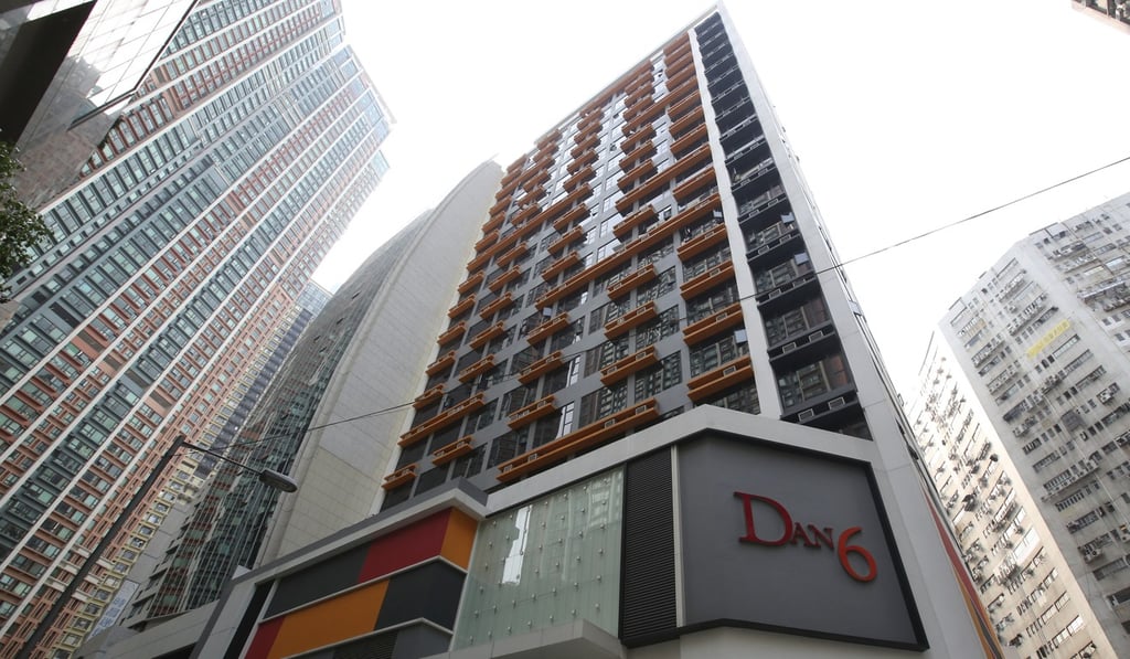 The exterior of the DAN6 building in Tsuen Wan. Photo: Edward Wong