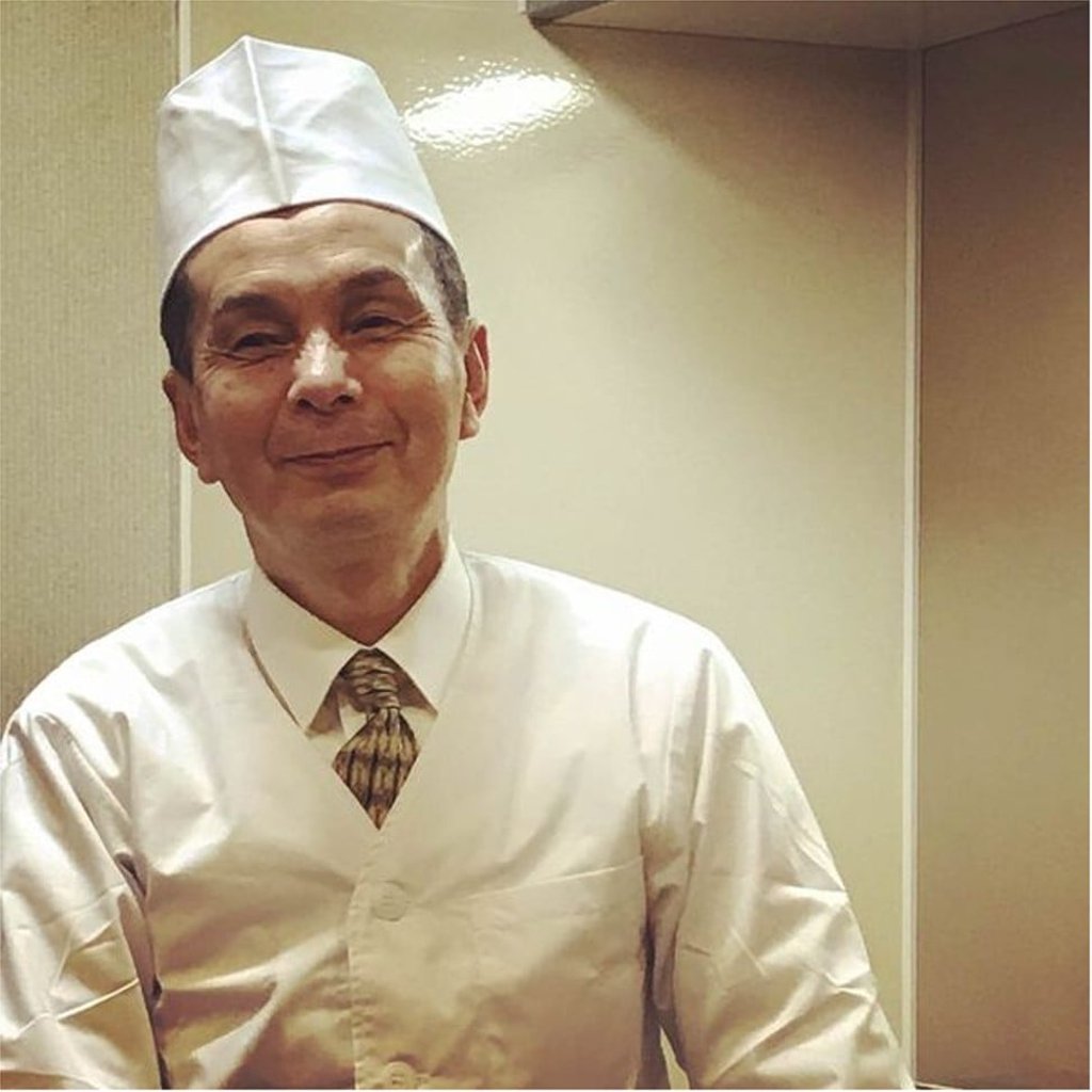 Chef Hideyuki Irakawa’s kitchen overlooks the dining room of Chimatsushima. Photo: Ross Kenneth Urken Chef Hideyuki Irakawa’s kitchen overlooks the dining room of Chimatsushima. Photo: Ross Kenneth Urken