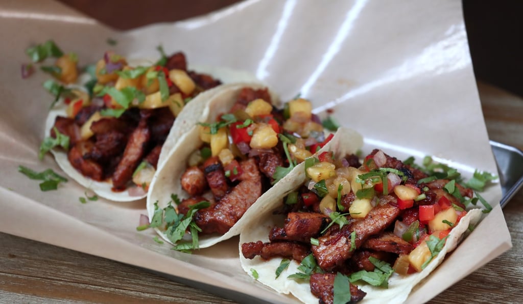 Al pastor pork tacos. Photo: Jonathan Wong