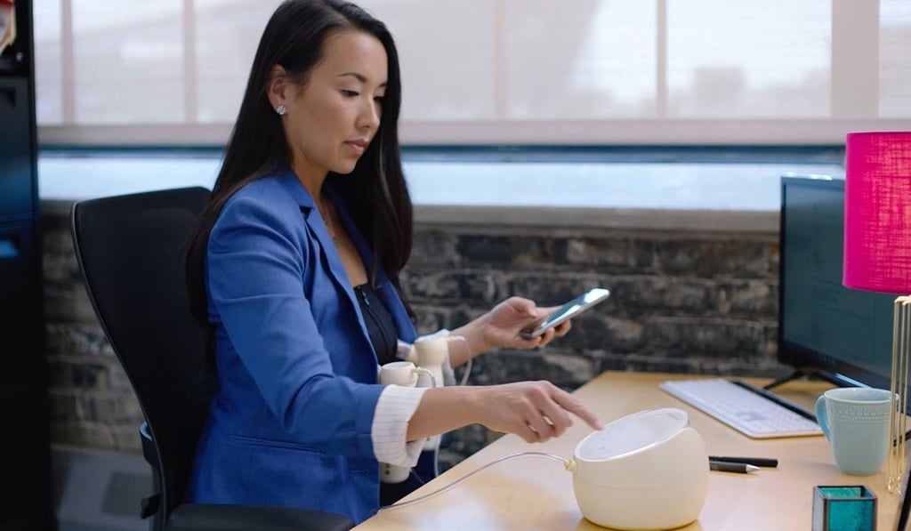 The Sonata smart breast pump makes it easier for working mums to continue breastfeeding.