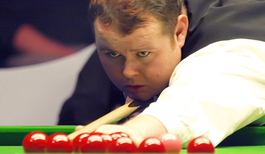 Britain's Stephen Lee in the Masters Snooker Championship in Wembley, London in 2008. Photo: AFP