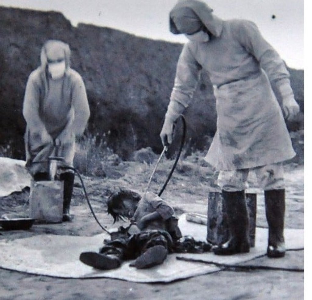 A bacteriological test carried out by Japan's ‘Unit 731’ in China's Jilin Province in 1940. File photo: Xinhua