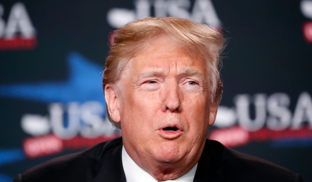 In this April 16, 2018, photo, US President Donald Trump speaks in Florida. Photo: AP