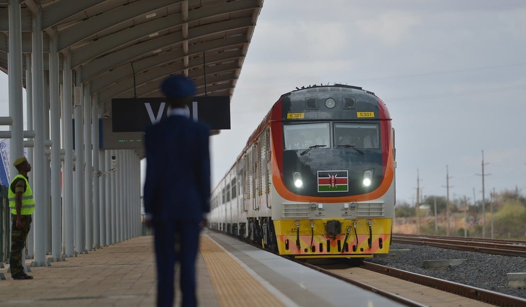A file picture of a Chinese-built rail project in Kenya. Photo: Agence France-Presse