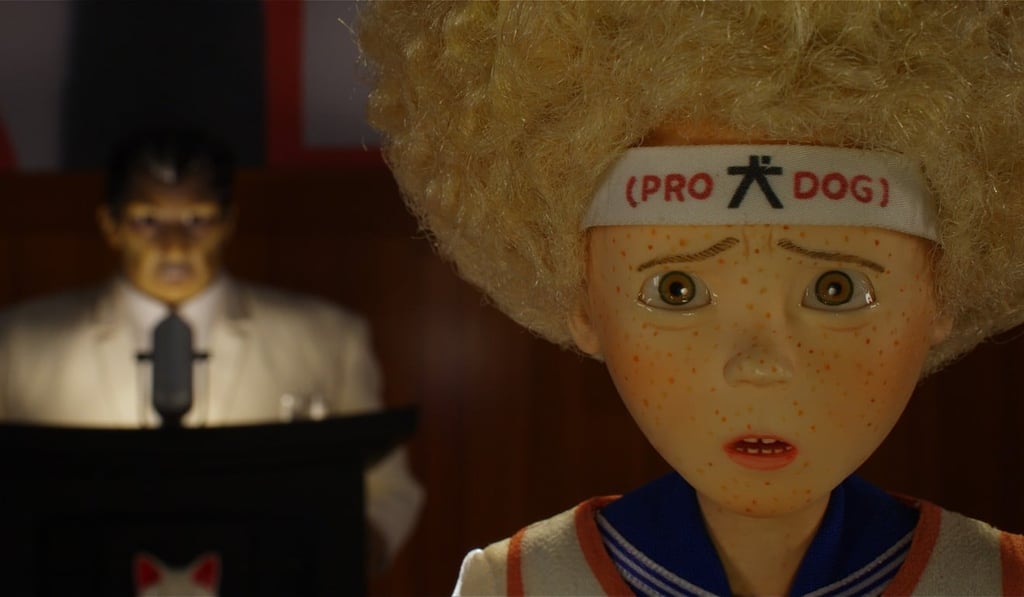 A still from Isle of Dogs.