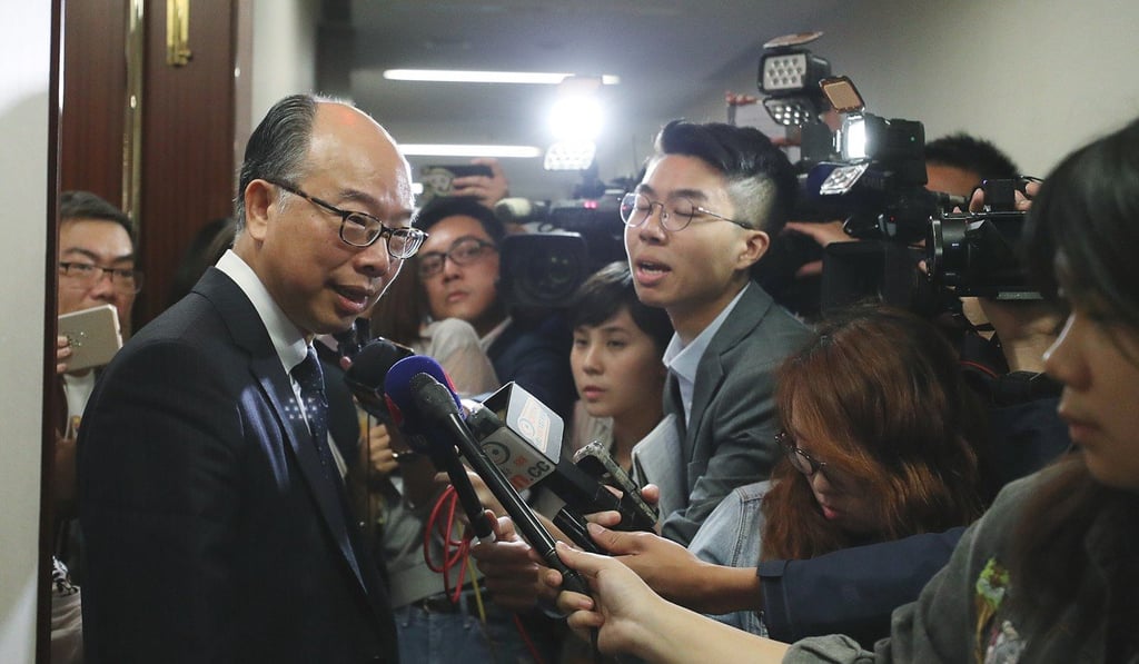 Secretary for Transport and Housing Frank Chan Fan dismissed suggestions to impose a minimum size on new private flats. Photo: Winson Wong