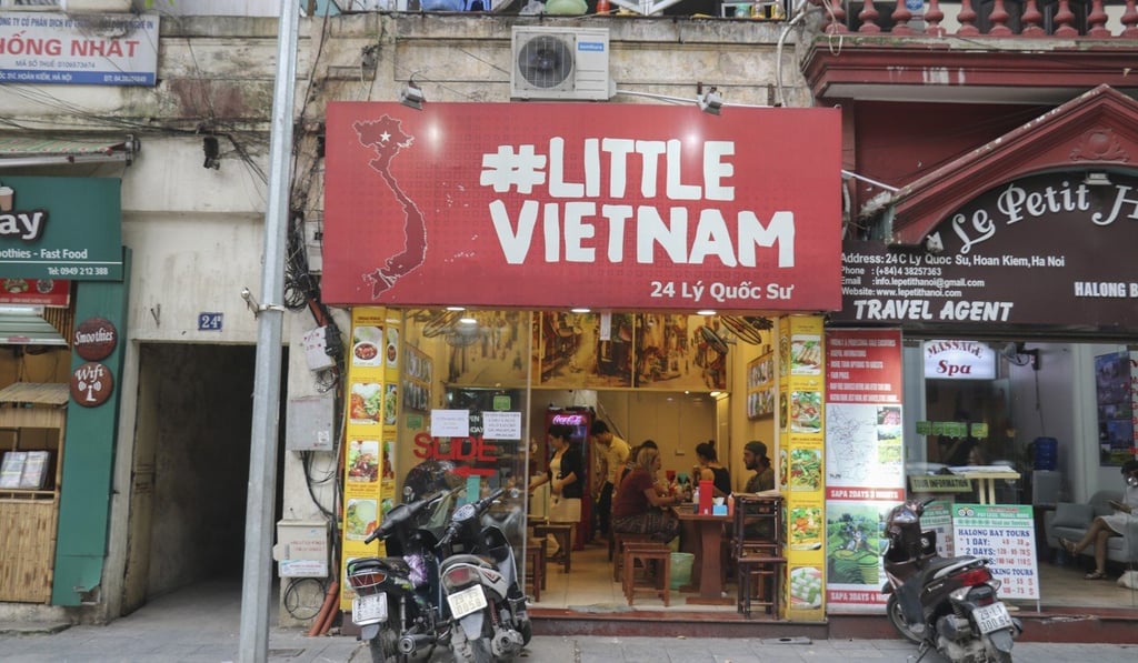 A restaurant in Hanoi, the capital of Vietnam. Picture: Thomas Bird