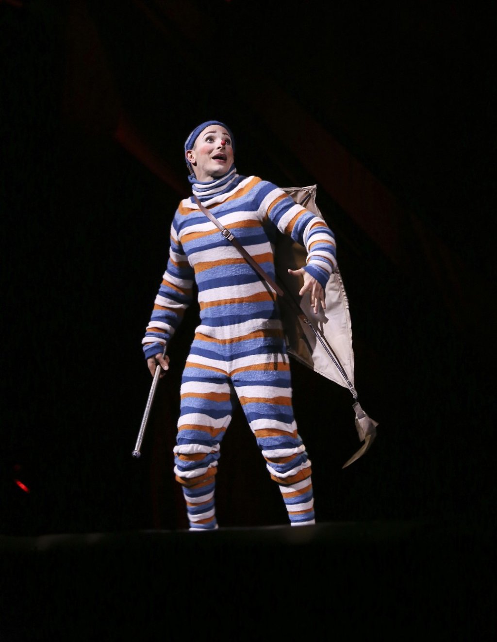 Belisle during the dress rehearsal for Kooza. Photo: Rachel Cheung