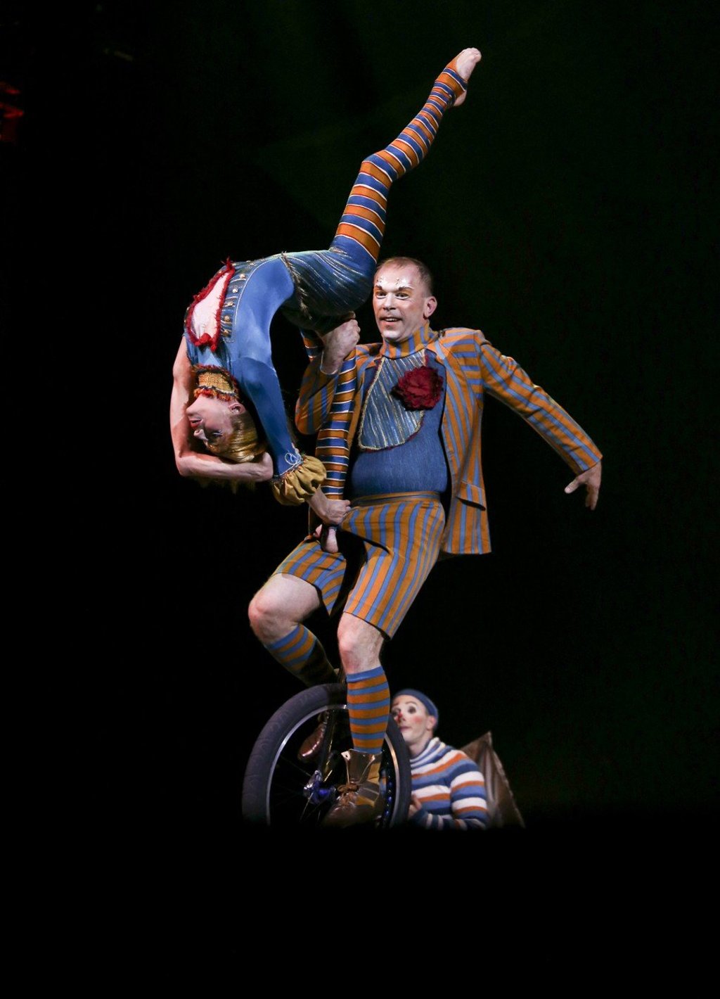 A unicycle balancing act from Kooza. Photo: Rachel Cheung