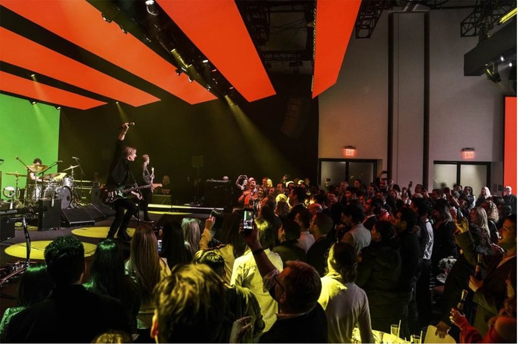 Marriott hosted a private concert with Keith Urban, this week, to highlight the bookable experiences it will now sell on Moments. Photo: Marriott