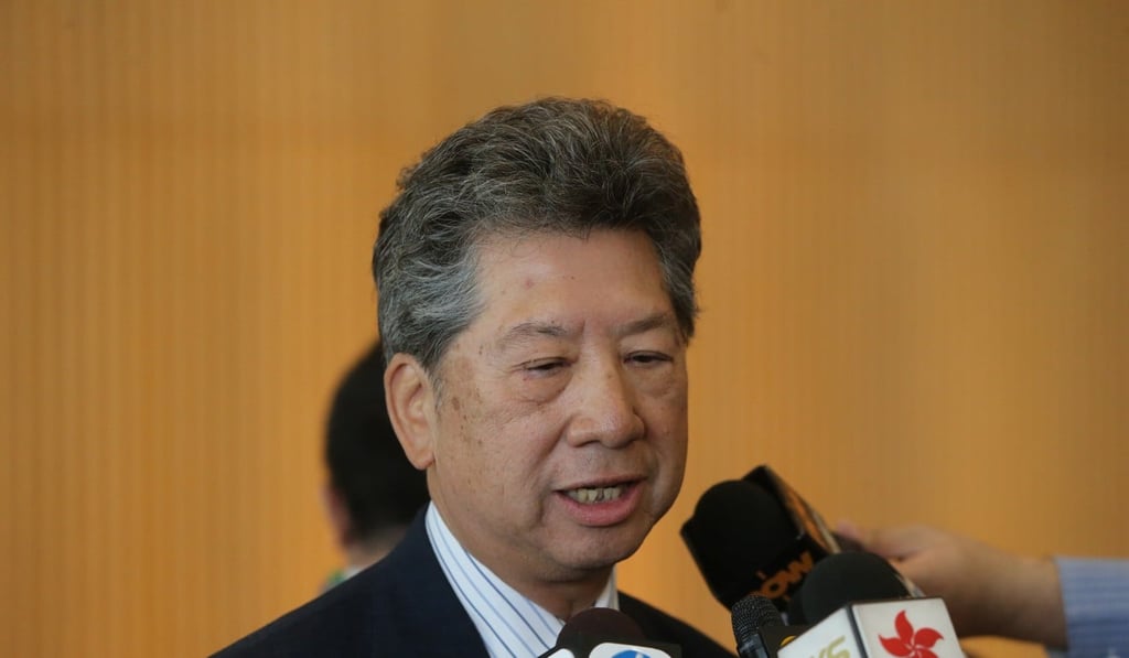 Ronny Tong attended the seminar with Qiao Xiaoyang and said he did not put pressure on the administration to enact the national security law. Photo: Sam Tsang