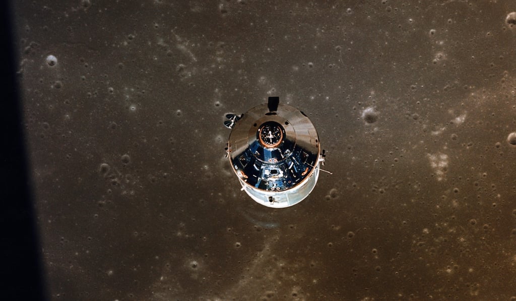 File photo of Apollo XI in lunar orbit. Photo: AFP