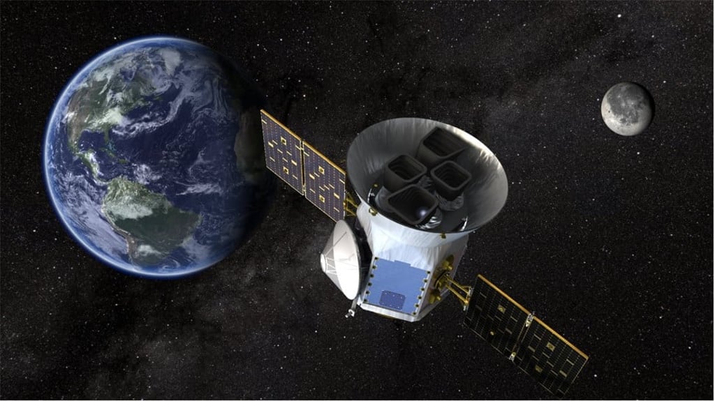 An artist’s impression of Nasa’s Transiting Exoplanet Survey Satellite. Photo: EPA