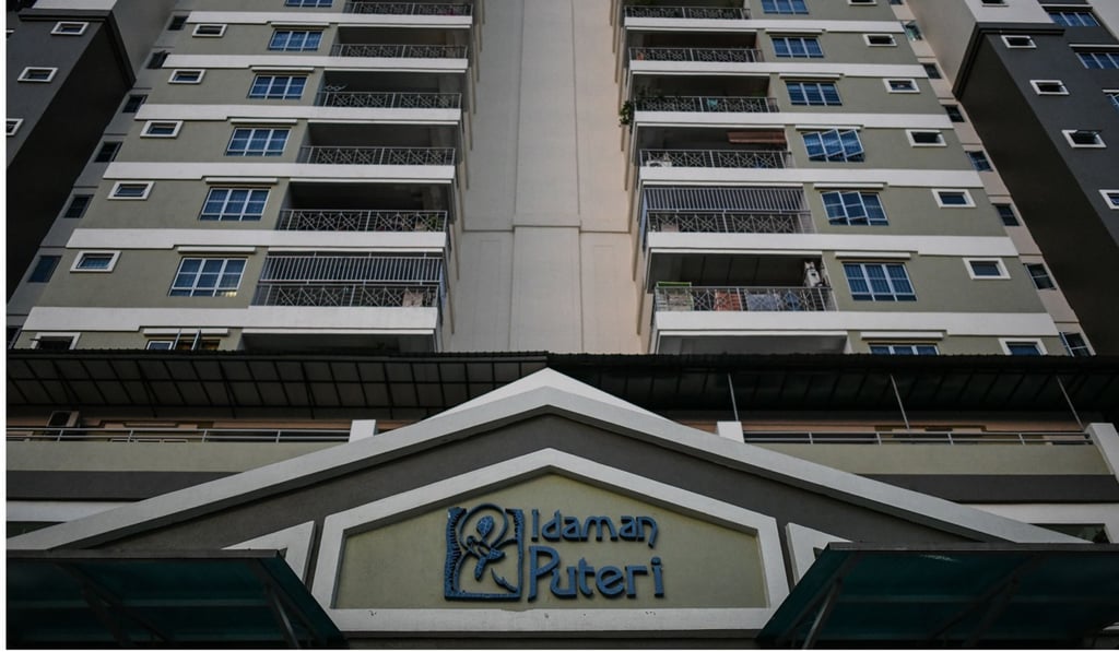 The condominium complex where Palestinian scientist Fadi Mohammad al-Batsh lived. Photo: AFP