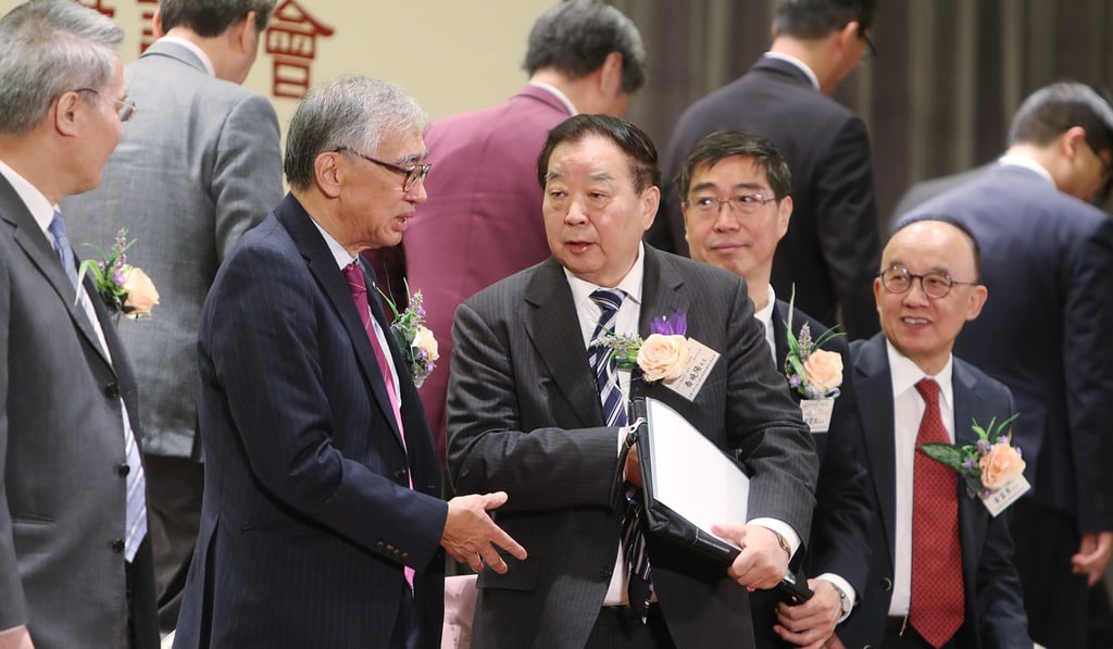 Qiao (centre) said one cannot behave like an ‘open-minded gentleman’ on the subject of Hong Kong independence. Photo: Winson Wong