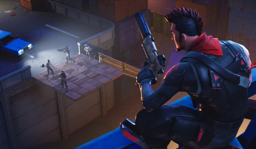 A screenshot from Fortnite, the mobile video game launched in China on Monday. Photo: Courtesy of Epic Games