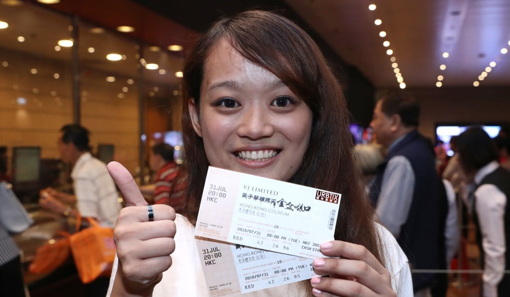 Chan queued overnight to buy tickets to see Wong this summer. Photo: K.Y. Cheng