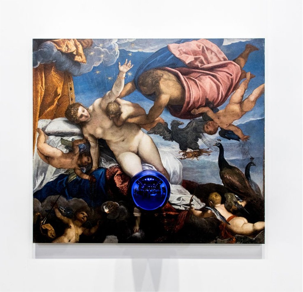‘Gazing Ball (Tintoretto The Origin of the Milky Way)’, Jeff Koons, 2010-2016. Photo: Hypebeast ‘Gazing Ball (Tintoretto The Origin of the Milky Way)’, Jeff Koons, 2010-2016. Photo: Hypebeast