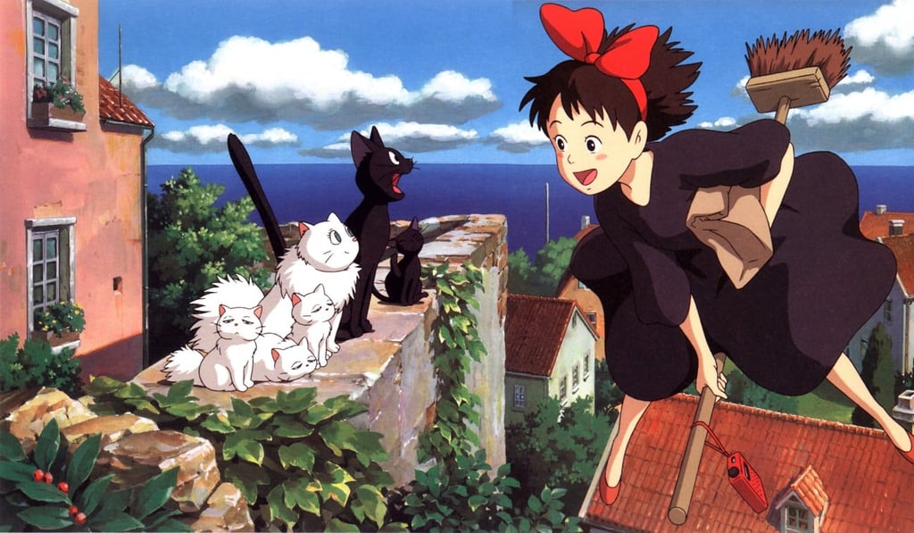 A still from “Kiki's Delivery Service”, a 1989 Japanese animated fantasy film produced by Studio Ghibli. Photo: Studio Ghibli