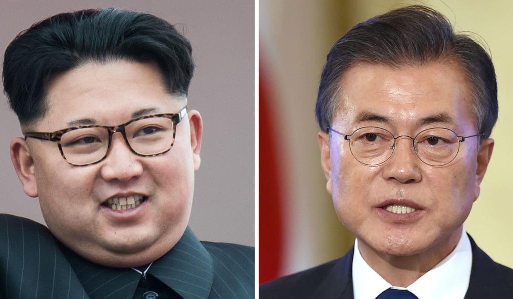 When North Korean leader Kim Jong-un (left) and South Korea's President Moon Jae-in sit down to dinner on Friday, Seoul said, the meal will be laced with cultural signifiers. Photo: AFP