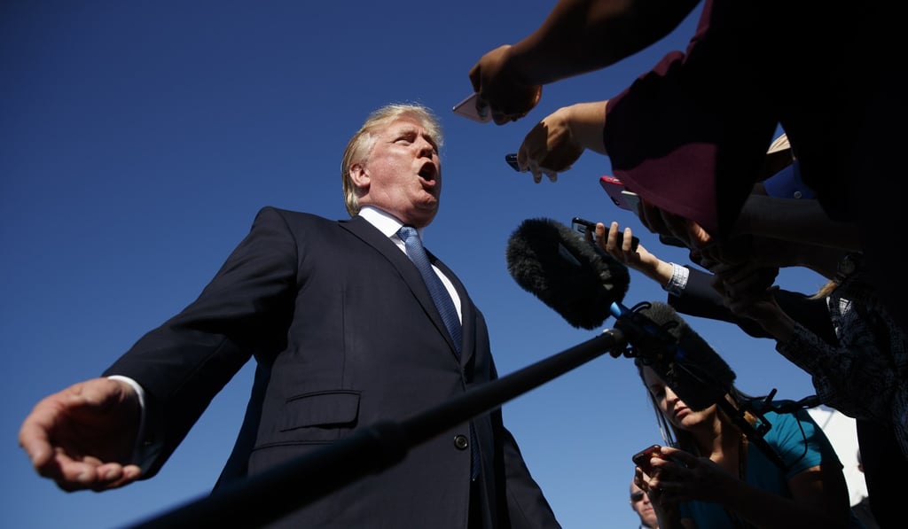 Donald Trump was accused of helping to spread a climate of hostility towards the media. Photo AP