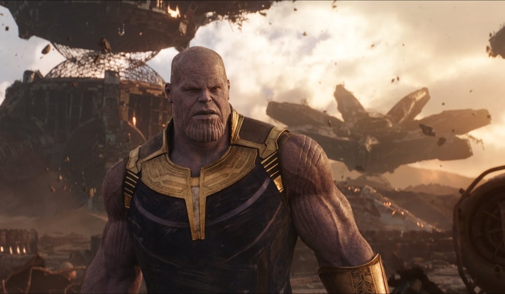 Josh Brolin as the big bad guy Thanos in Avengers: Infinity War. Photo: AP Josh Brolin as the big bad guy Thanos in Avengers: Infinity War. Photo: AP