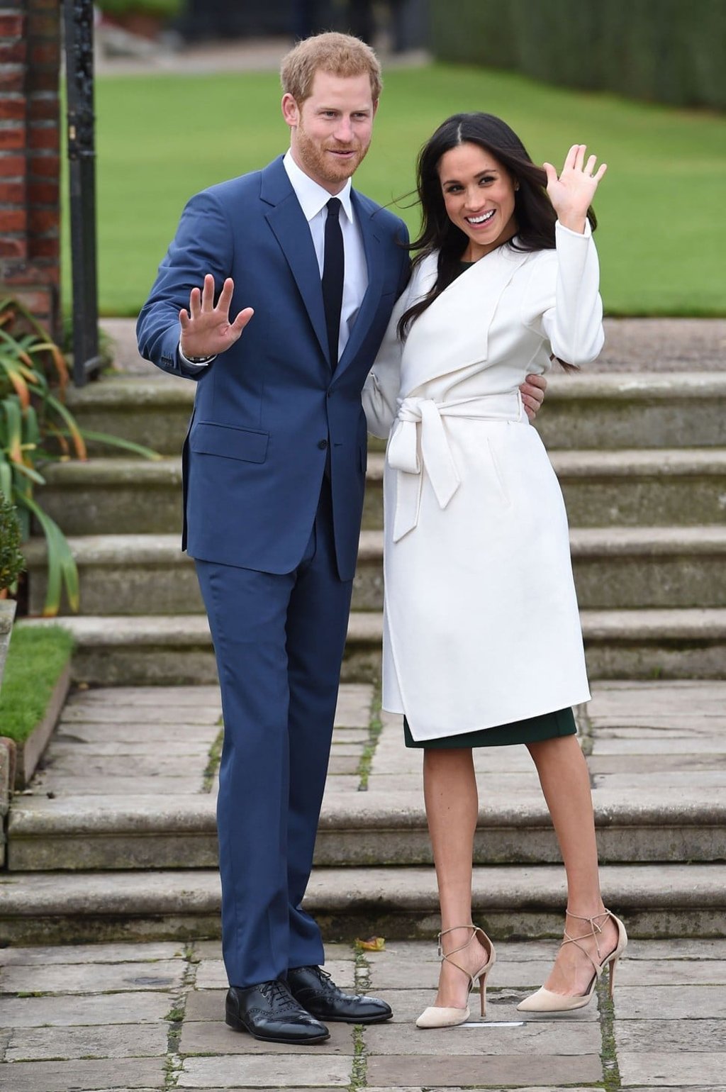 Prince Harry and Meghan Markle at a photo call at Kensington Palace in London to announce their engagement in November. Photo: TNS Prince Harry and Meghan Markle at a photo call at Kensington Palace in London to announce their engagement in November. Photo: TNS