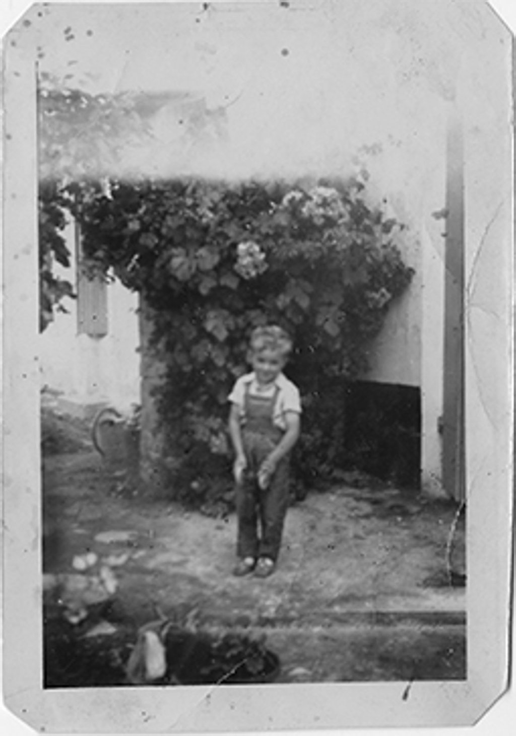 Bouchet aged four, in 1956. Picture: Dominique Bouchet Japan