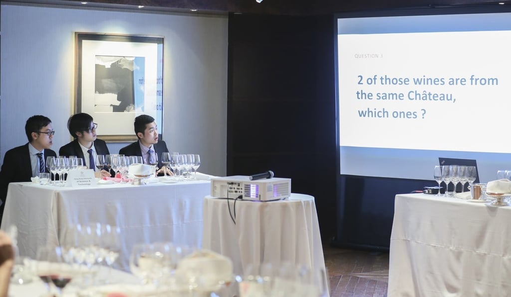 The Left Bank Bordeaux Cup’s Asia blind taste test. Picture: Left Bank Bordeaux Cup