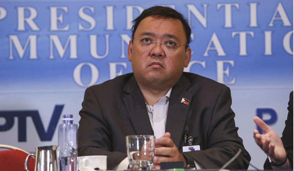 Harry Roque at a press conference in Hong Kong on April 11, 2018. Photo: SCMP