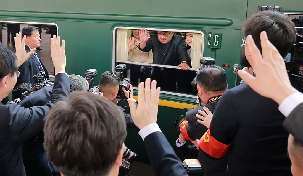 Kim Jong-un followed his family’s tradition by travelling to China by train. Photo: AFP/ KCNA via KNS