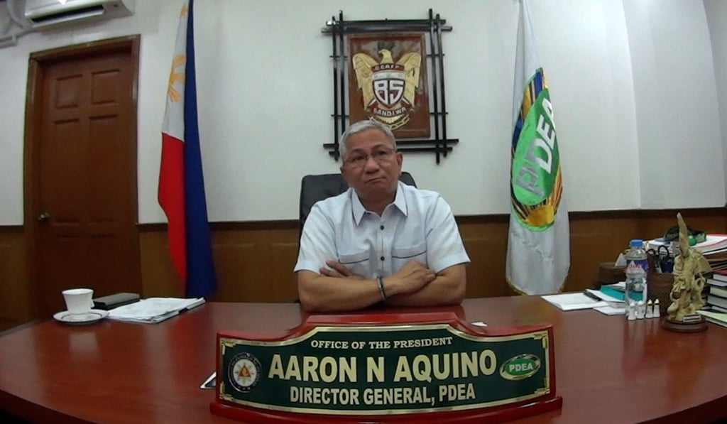 PDEA Directory General Aaron Aquino in his office in Quezon City, Metro Manila, Philippines. Photo: SCMP