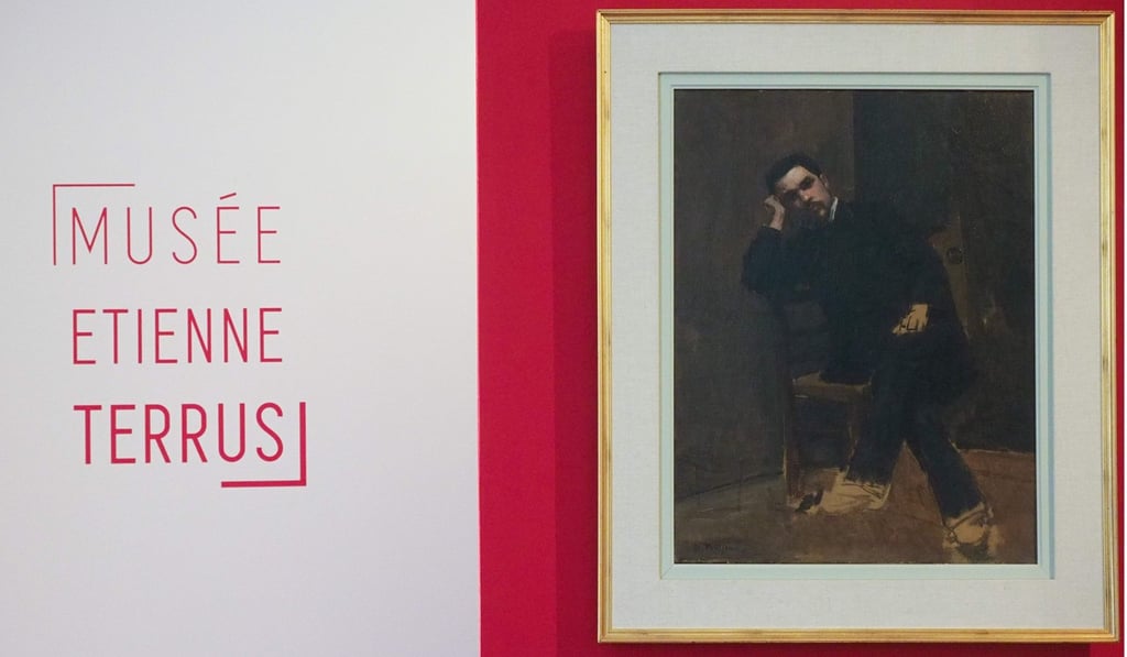 A self portrait of the French painter Etienne Terrus. Photo: AFP A self portrait of the French painter Etienne Terrus. Photo: AFP