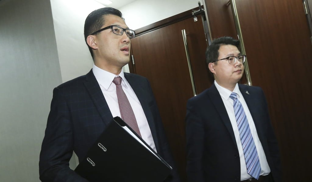 Democratic Party lawmakers Lam Cheuk-ting (left) and Andrew Wan Siu-kin. Photo: Dickson Lee