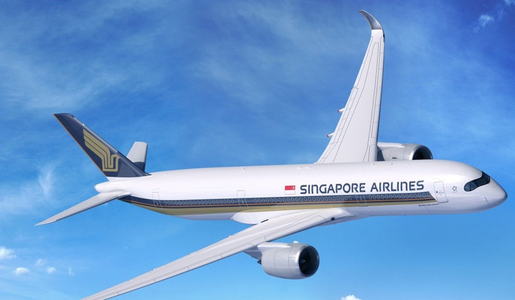 A Singapore Airlines Airbus A350-900 ULR.