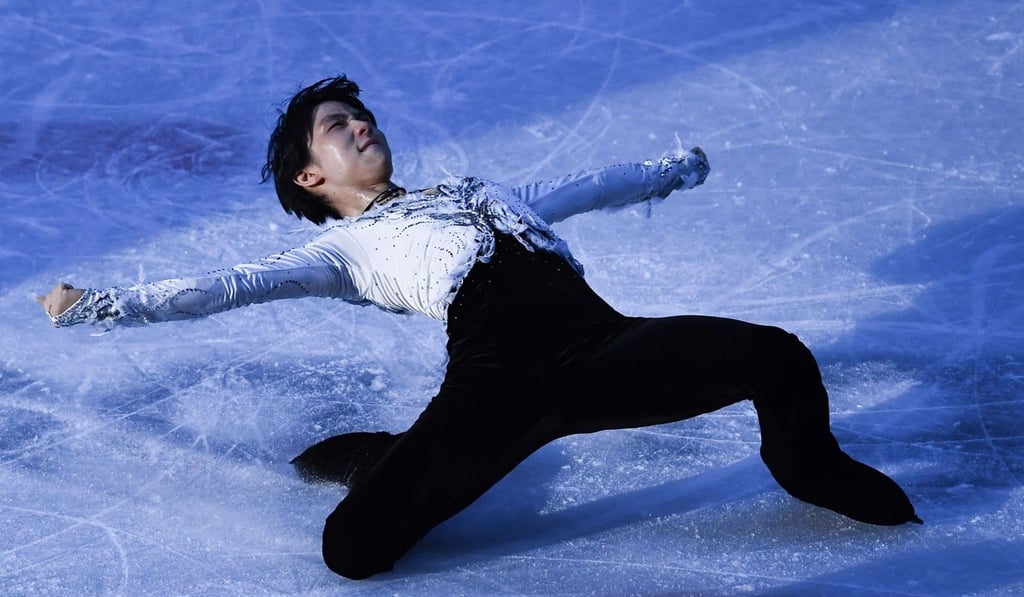 Japan's Yuzuru Hanyu performs during the Pyeongchang 2018 Winter Olympic Games. Photo: AFP