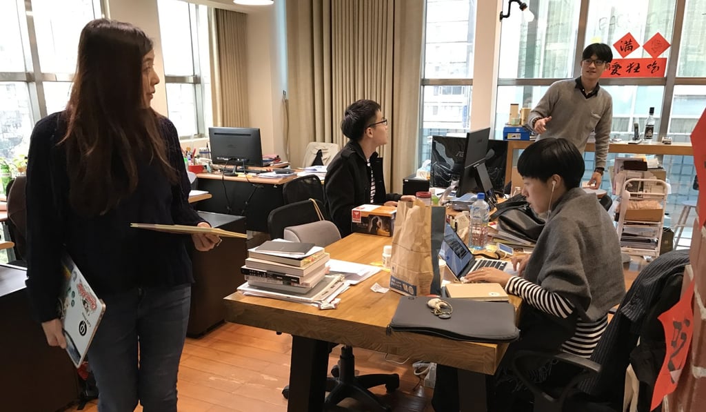 Journalists at the Taiwanese donor-funded start-up, The Reporter. Photo: Cherian George Journalists at the Taiwanese donor-funded start-up, The Reporter. Photo: Cherian George