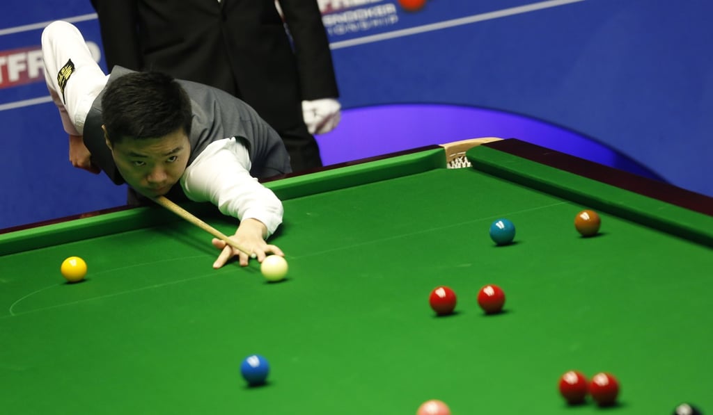 Ding Junhui is out of the world championship again. Photo: Xinhua Ding Junhui is out of the world championship again. Photo: Xinhua