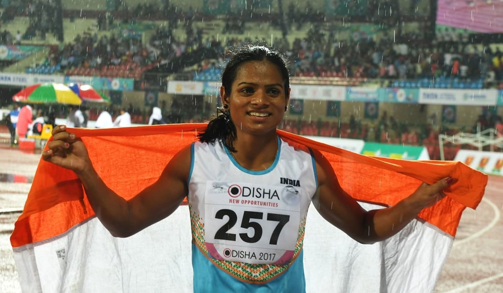 India’s Dutee Chand, who has faced questions over a chemical imbalance herself, has thrown her support behind Semenya. Photo: AFP