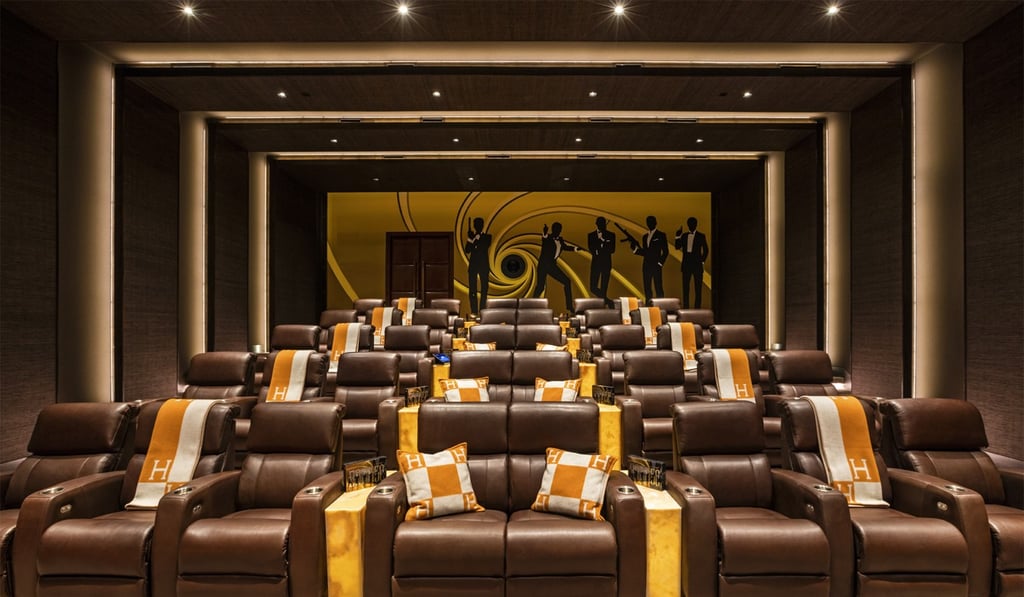 A lavish 40-seat home theatre. Photo: Top Ten Estate Deals